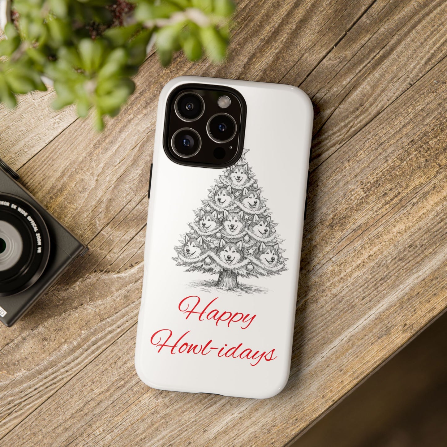 Happy Howl-idays iPhone Case
