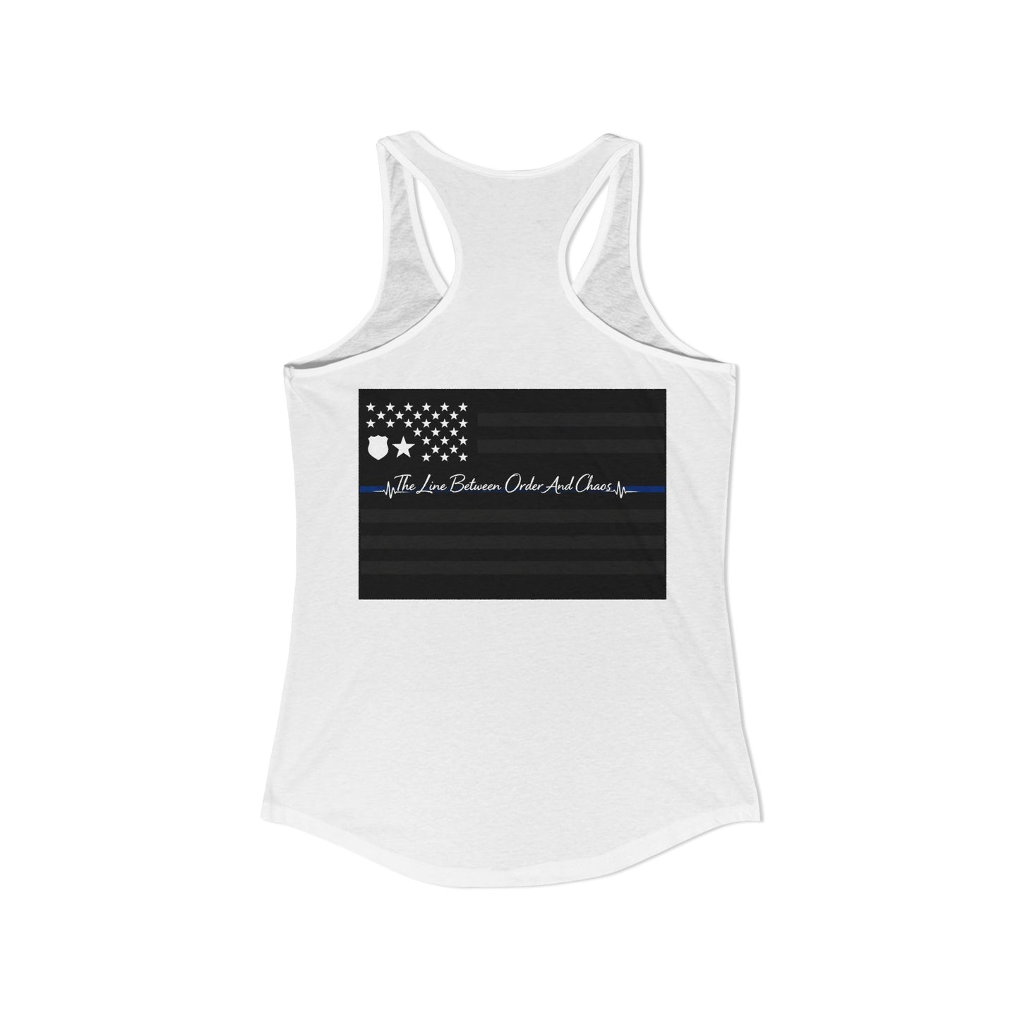 Thin Blue Line Women's Racerback Tank