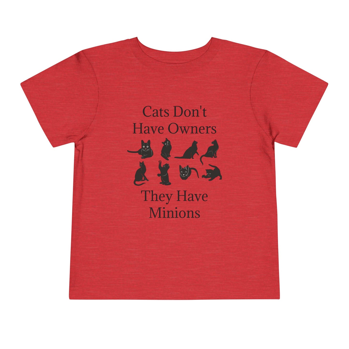 Cat Minions Toddler Unisex Short Sleeve Crewneck Tee