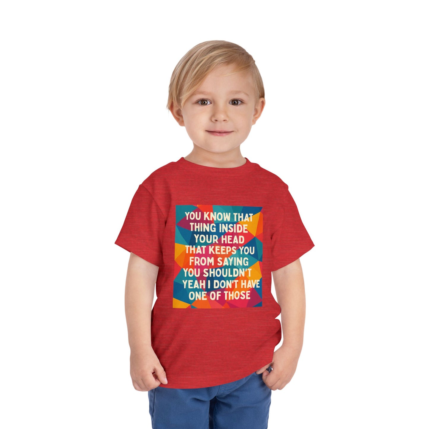 No Filter Toddler Unisex Short Sleeve Crewneck Tee