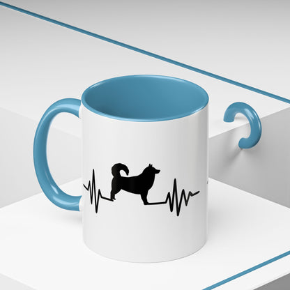 My Heart Beats For Malamutes 2-Tone Coffee Mug