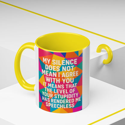 Speechless 2-Tone Coffee Mug