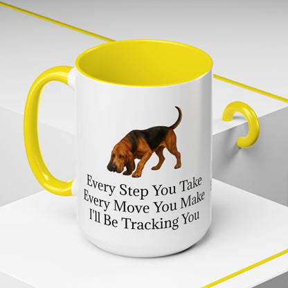 Tracking You 2-Tone Coffee Mug