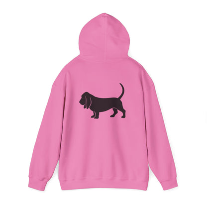 Basset Silhouette Unisex Hoodie