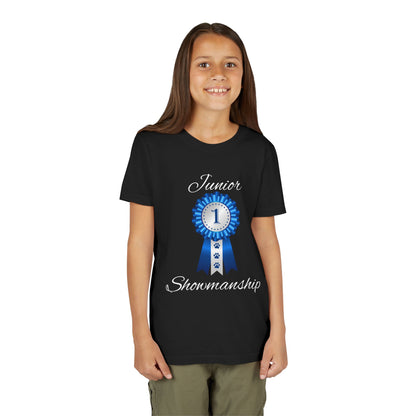 Junior Showmanship Youth Unisex Short Sleeve Crewneck Tee
