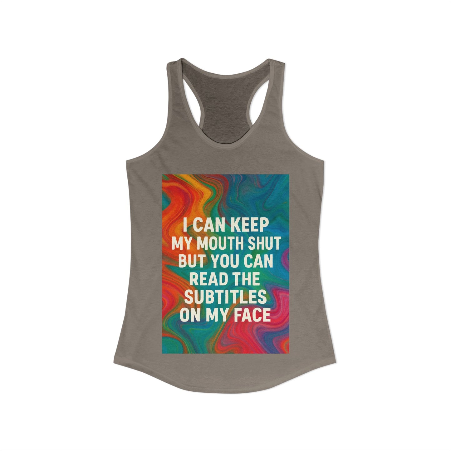 Subtitles Women's Racerback Tank