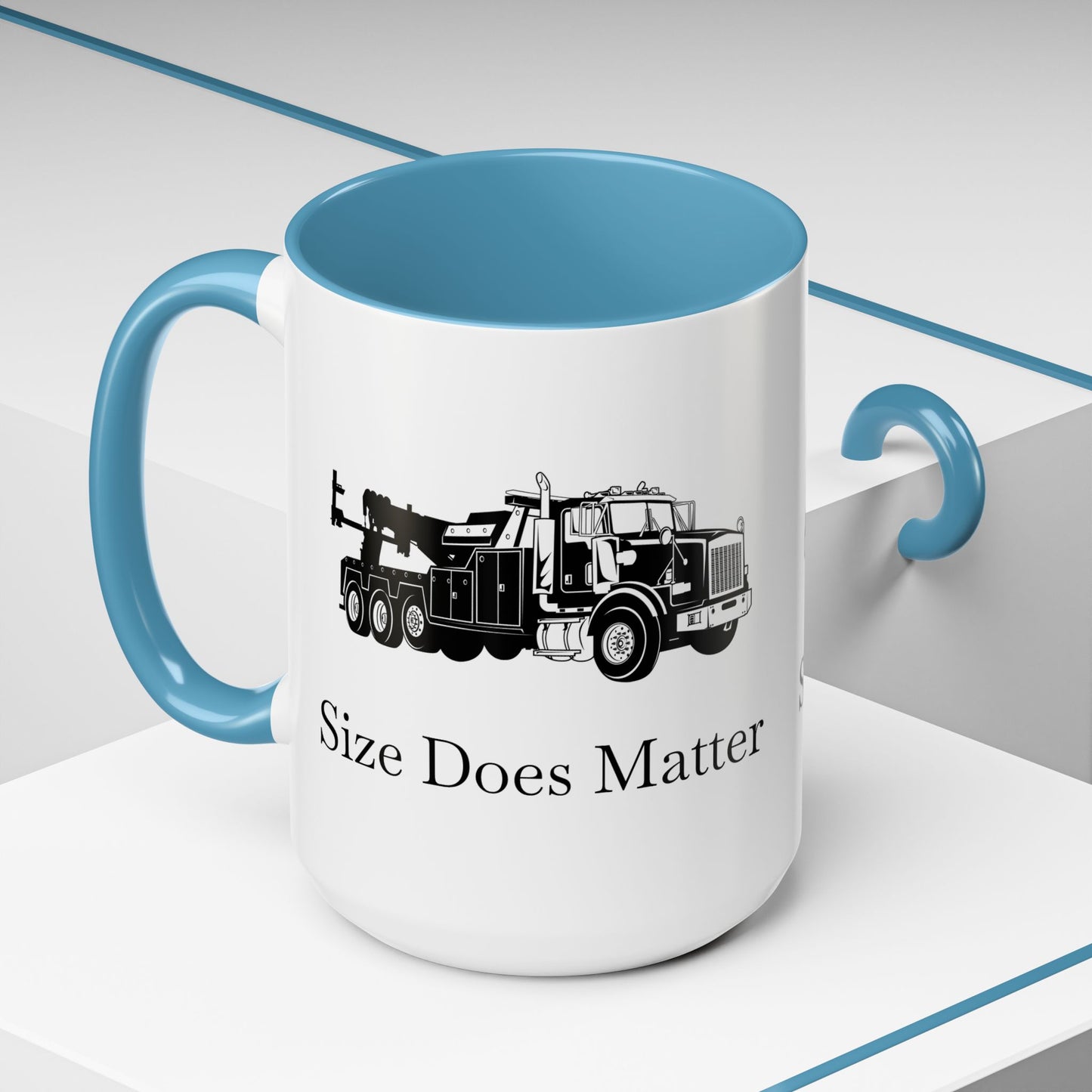 Size Does Matter 2-Tone Coffee Mug