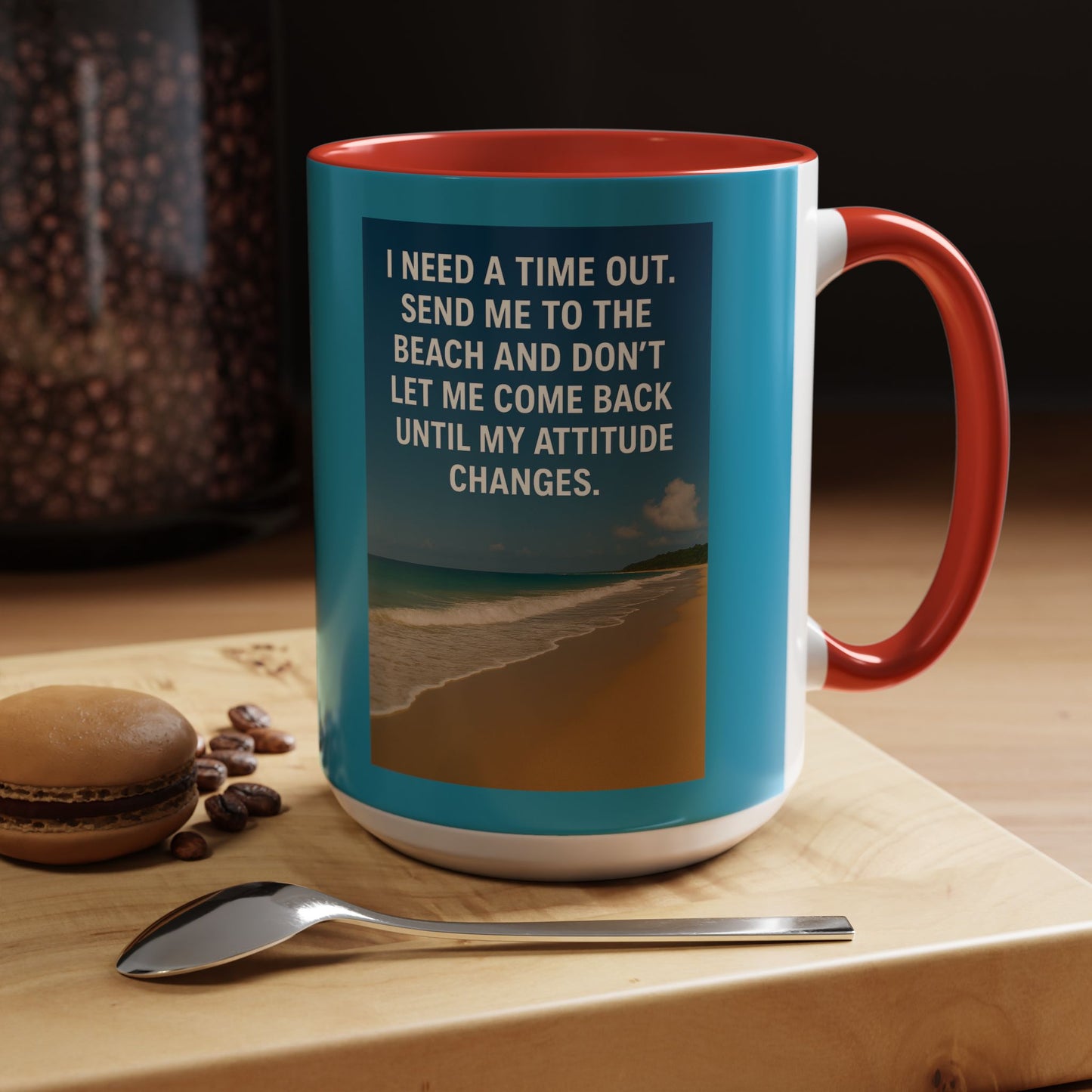 Time Out 2-Tone Coffee Mug