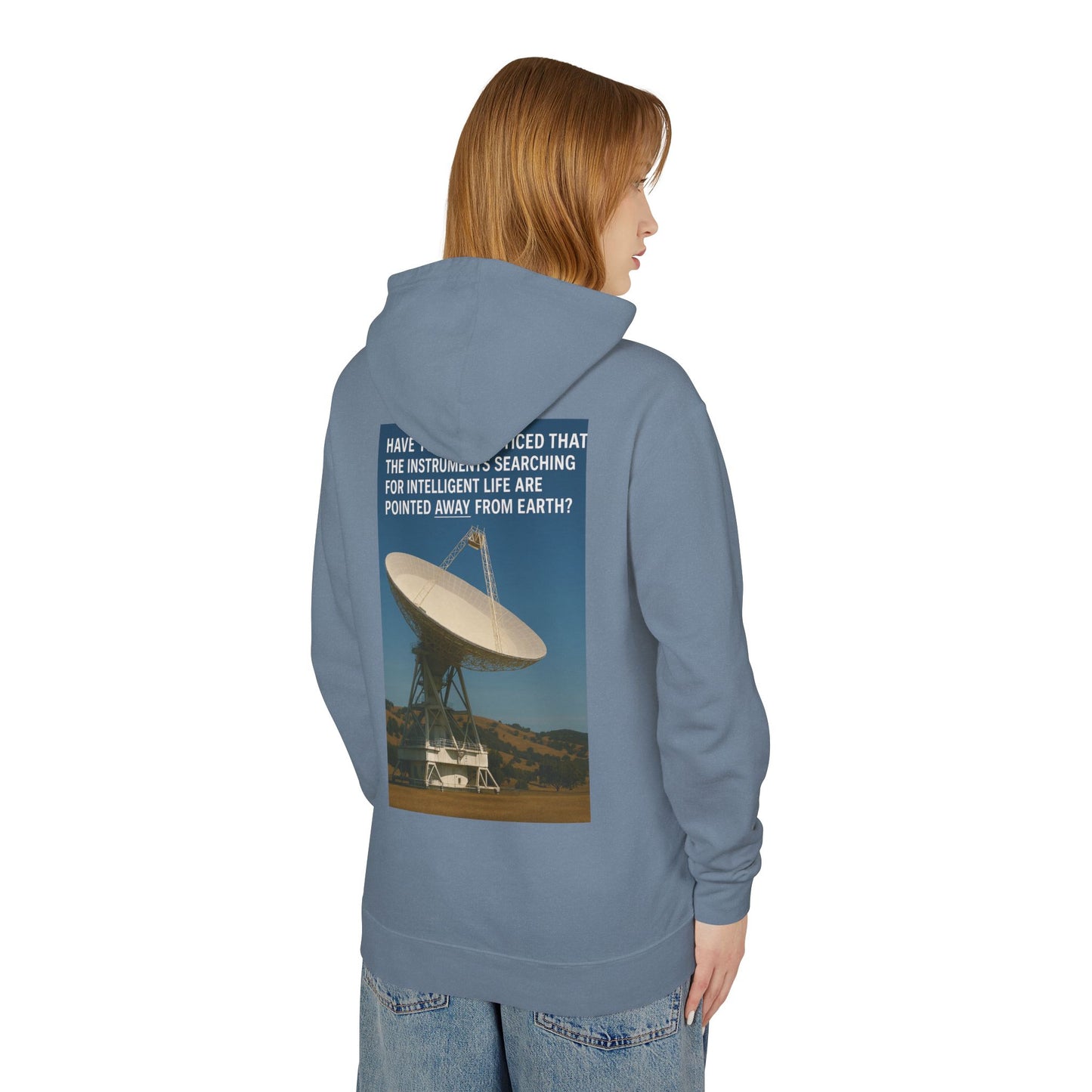 Intelligent Life Unisex Lightweight Hoodie