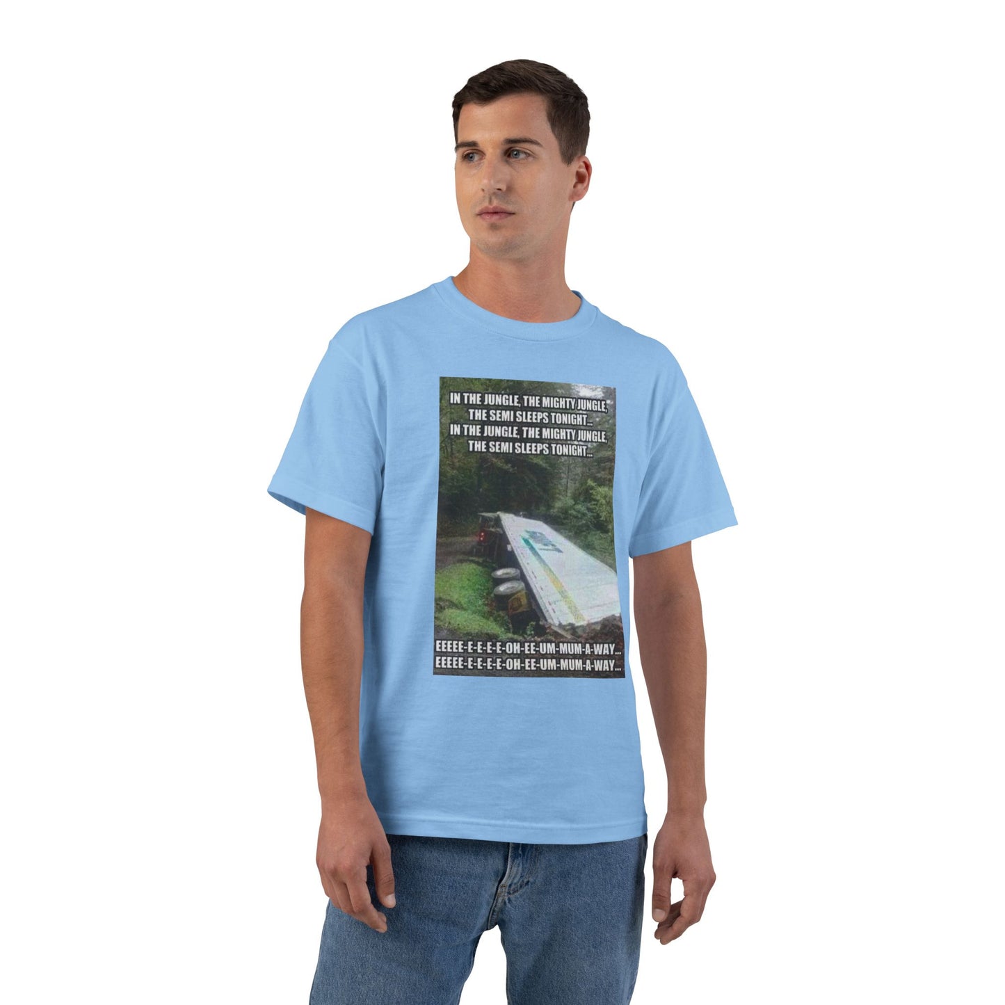 Semi Sleeps Men's Short-Sleeve Crewneck Tee