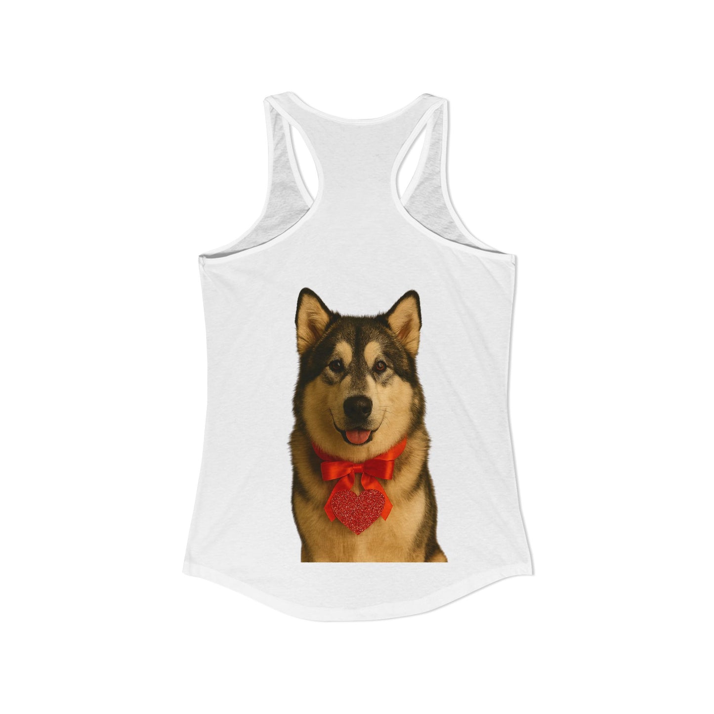 Cupid's Companion Malamute Women's Racerback Tank
