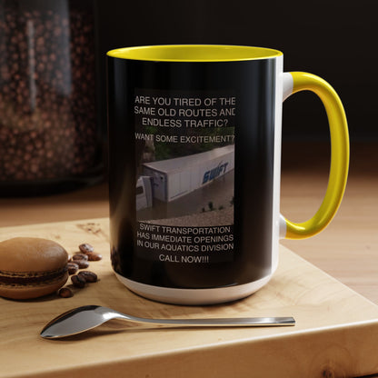 Swift Aquatics 2-Tone Coffee Mug