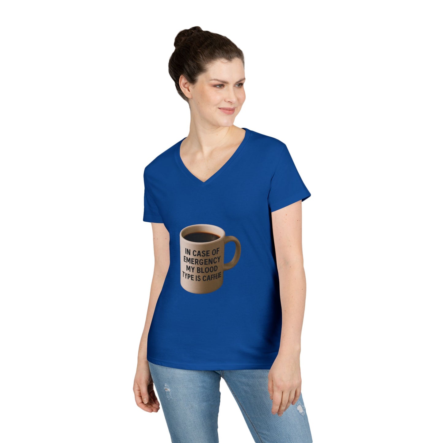 Blood Type Women's V-Neck T-Shirt