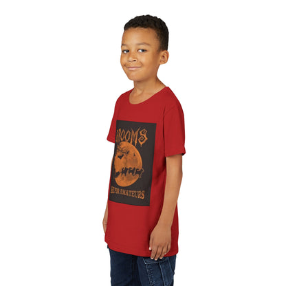 Brooms Are For Amateurs Youth Unisex Short Sleeve Crewneck Tee
