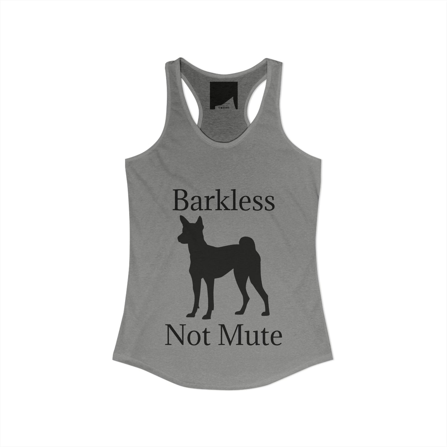 Barkless Not Mute Women's Racerback Tank