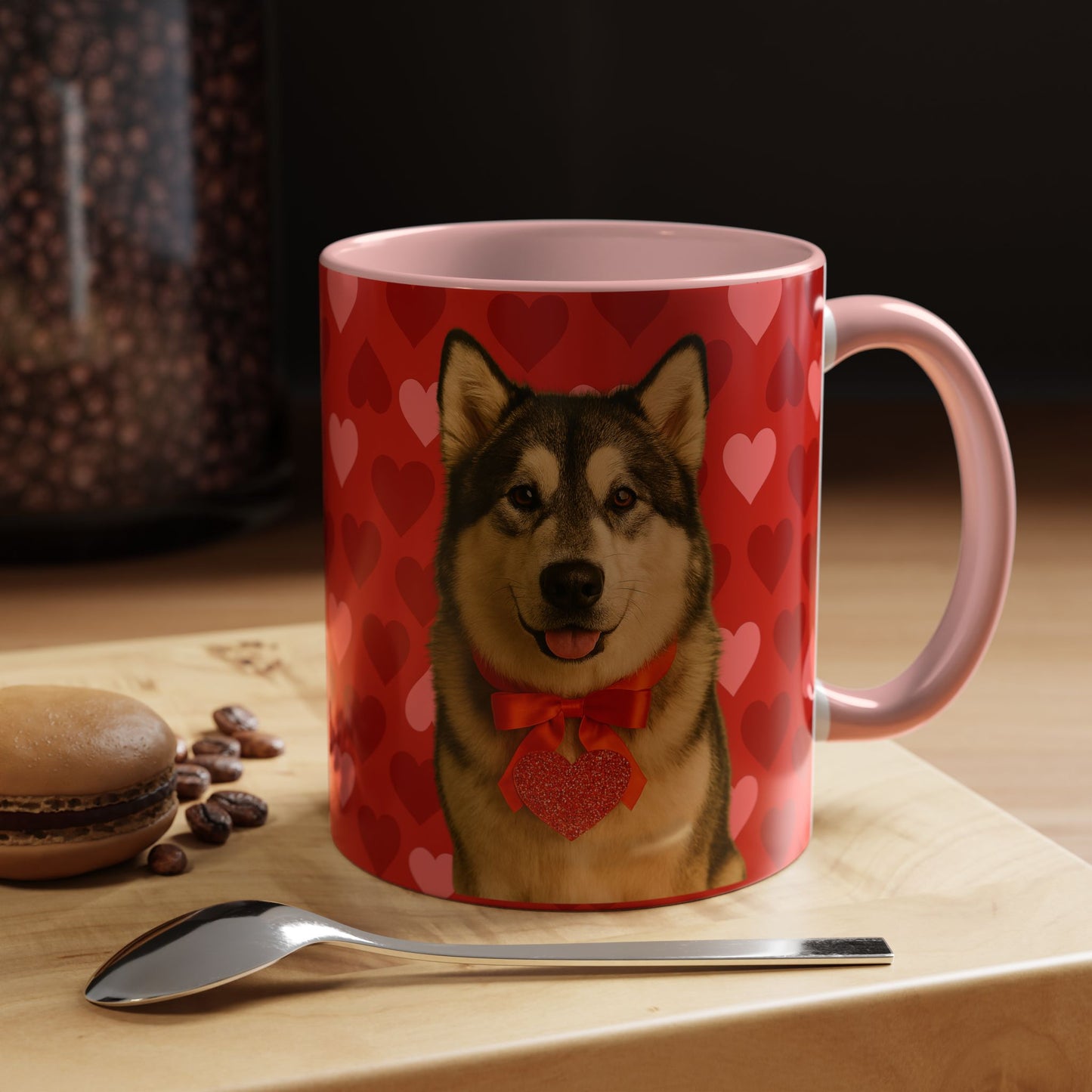Cupid's Companion Malamute 2-Tone Coffee Mug