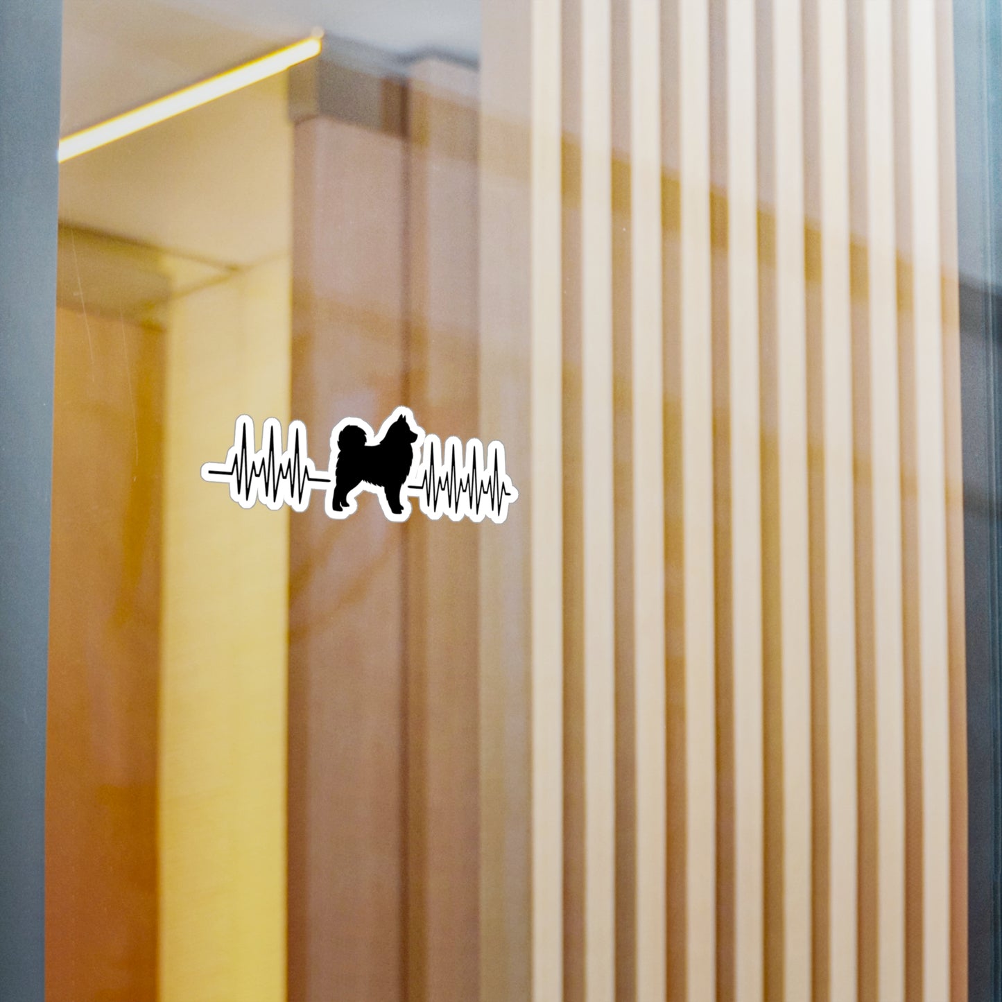 My Heart Beats For Samoyeds Vinyl Decal