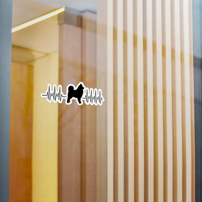 My Heart Beats For Samoyeds Vinyl Decal