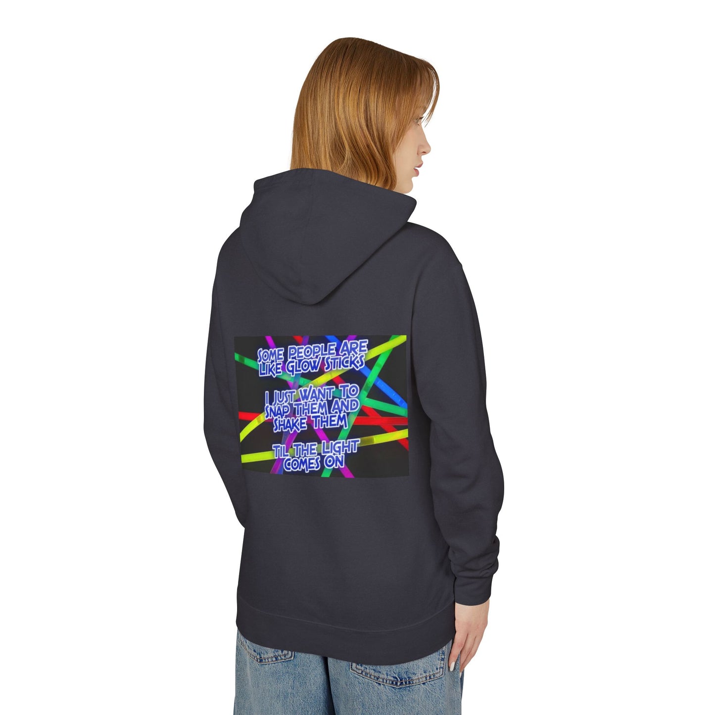 Glow Sticks Unisex Lightweight Hoodie