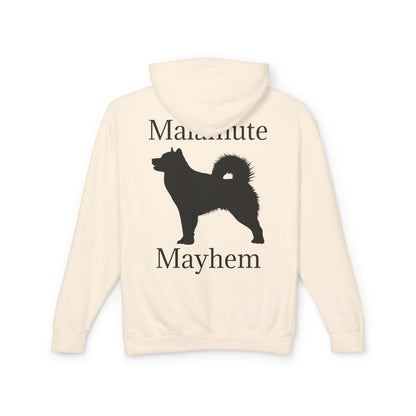 Malamute Mayhem Unisex Lightweight Hoodie