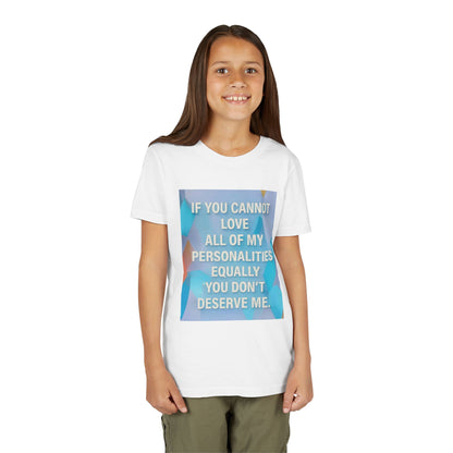 All Of My Personalities Youth Unisex Short Sleeve Crewneck Tee