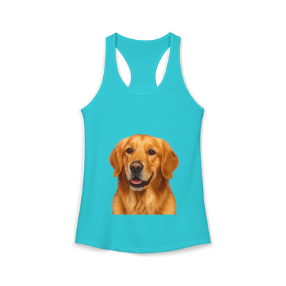 Golden Head Women's Racerback Tank