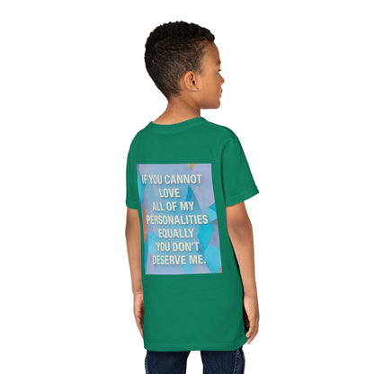All Of My Personalities Youth Unisex Short Sleeve Crewneck Tee