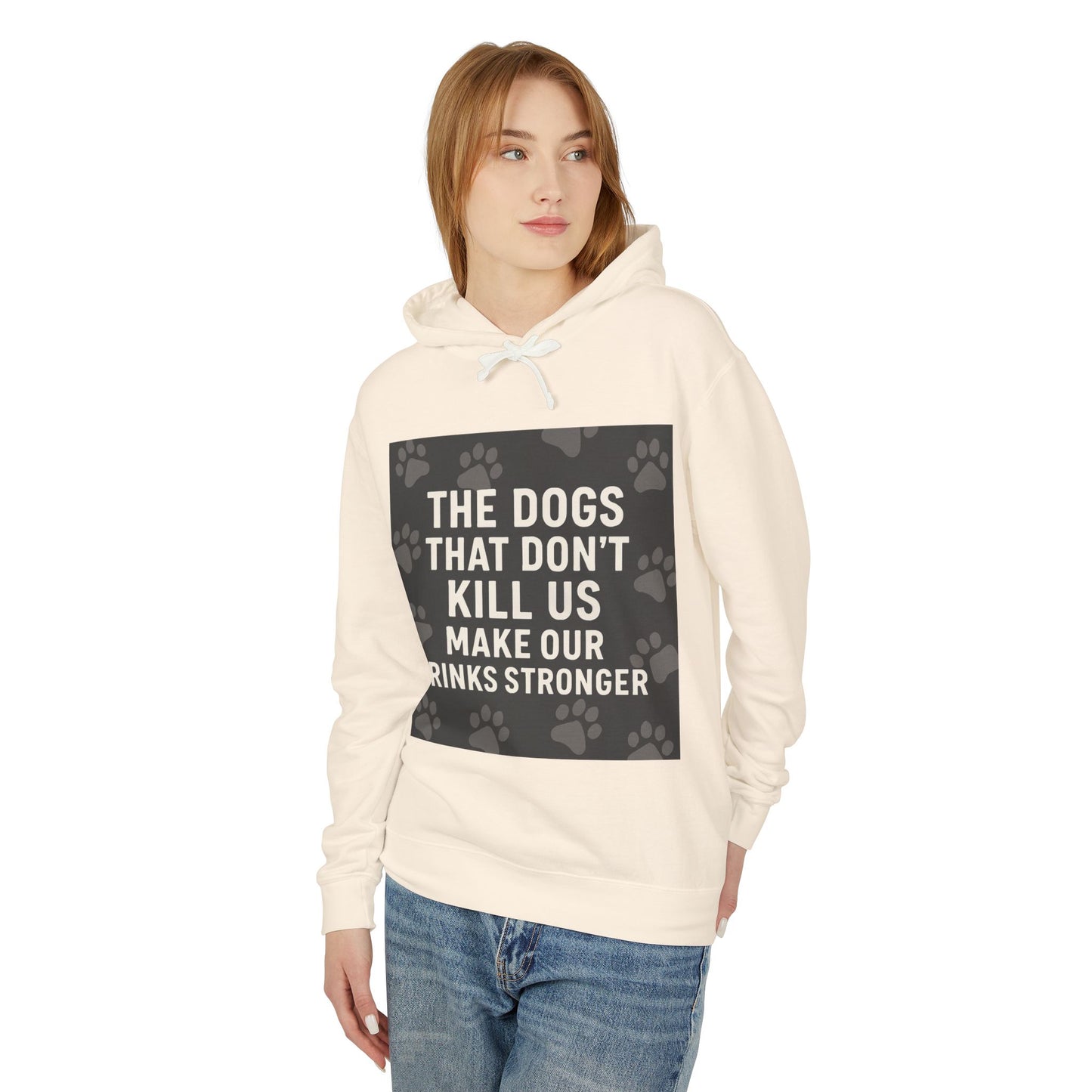 Drinks Stronger Unisex Lightweight Hoodie