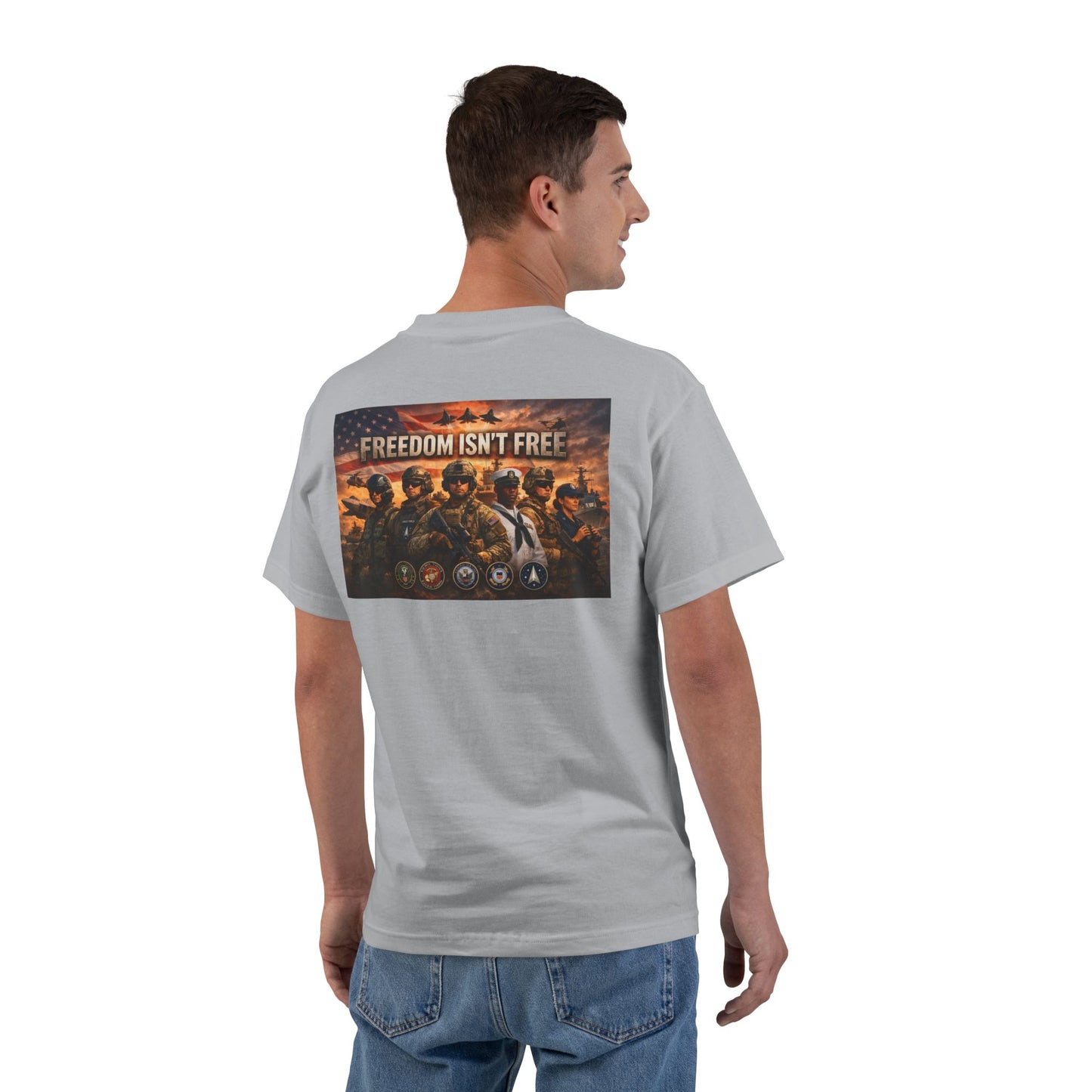 Freedom Isn't Free Men's Short-Sleeve Crewneck Tee