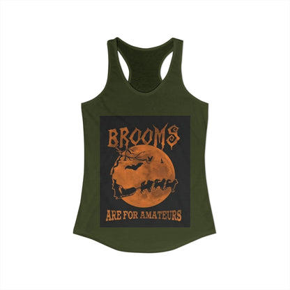 Brooms Are For Amateurs Women's Racerback Tank
