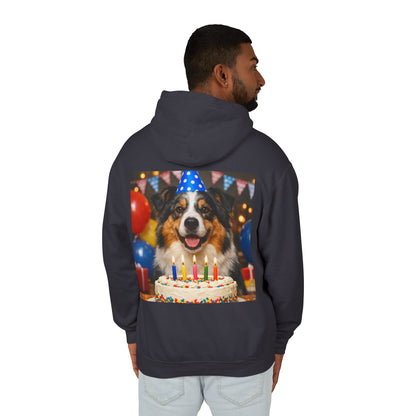 Birthday Buddy Aussie Unisex Lightweight Hoodie