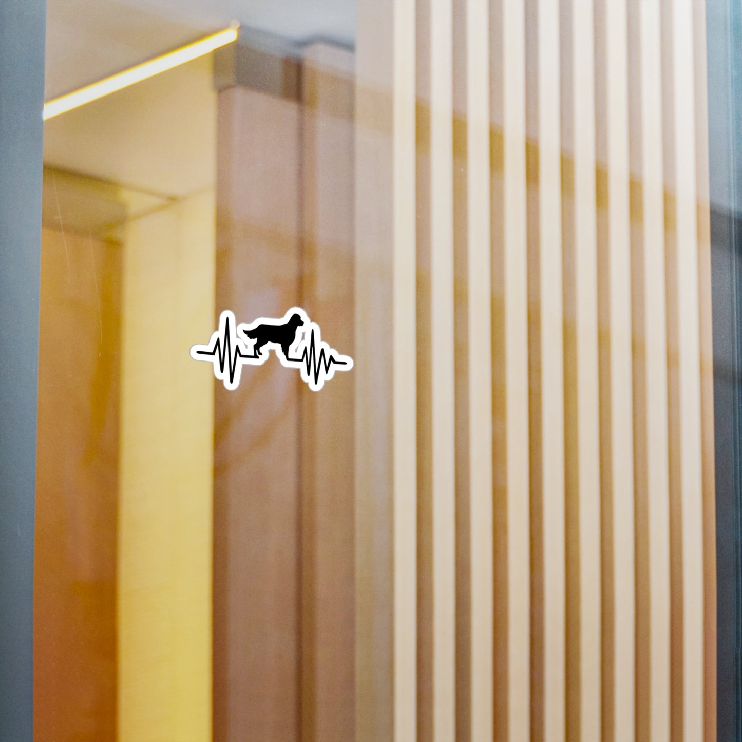 My Heart Beats For Goldens Vinyl Decal