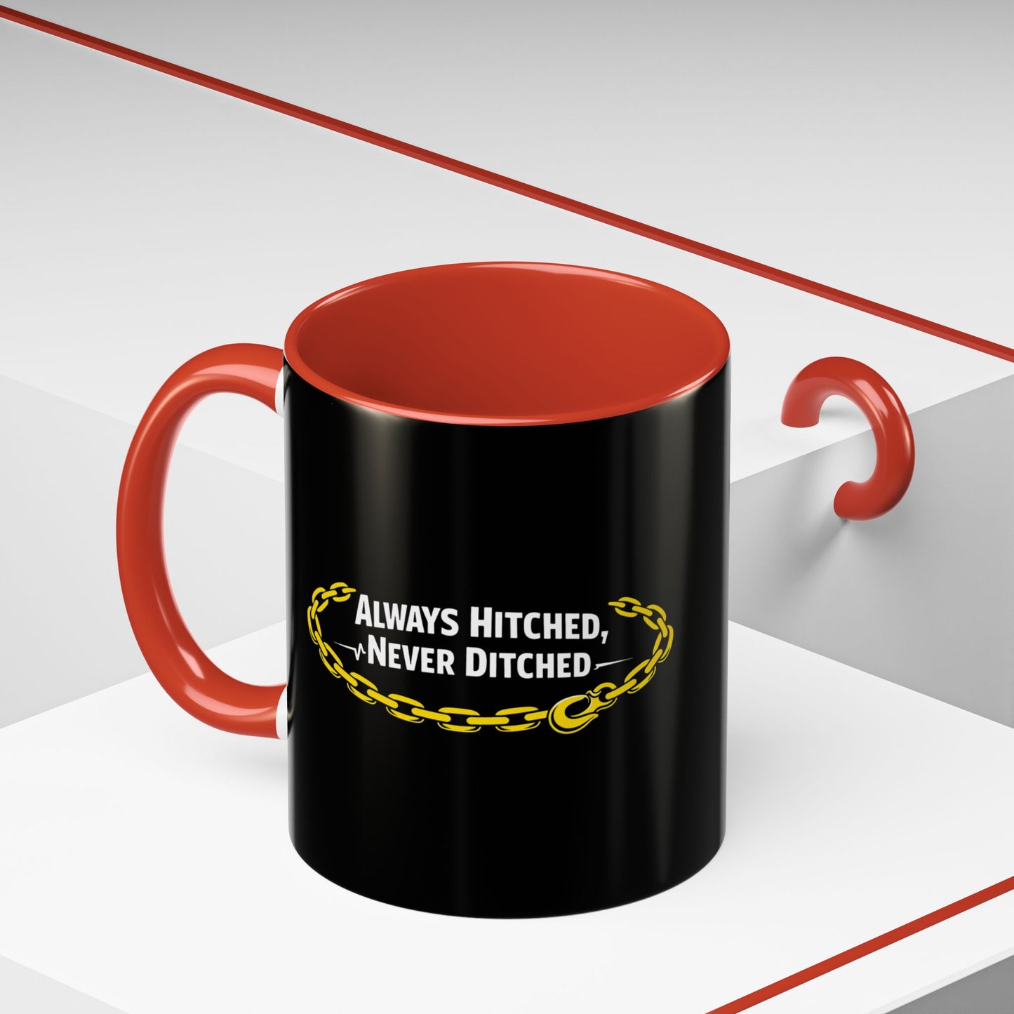 Always Hitched 2-Tone Coffee Mug