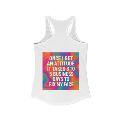 Fix My Face Women's Racerback Tank