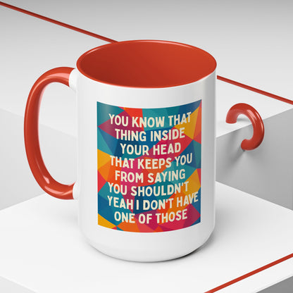 No Filter 2-Tone Coffee Mug