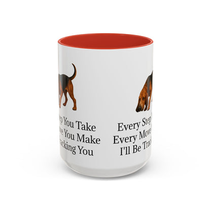 Tracking You 2-Tone Coffee Mug