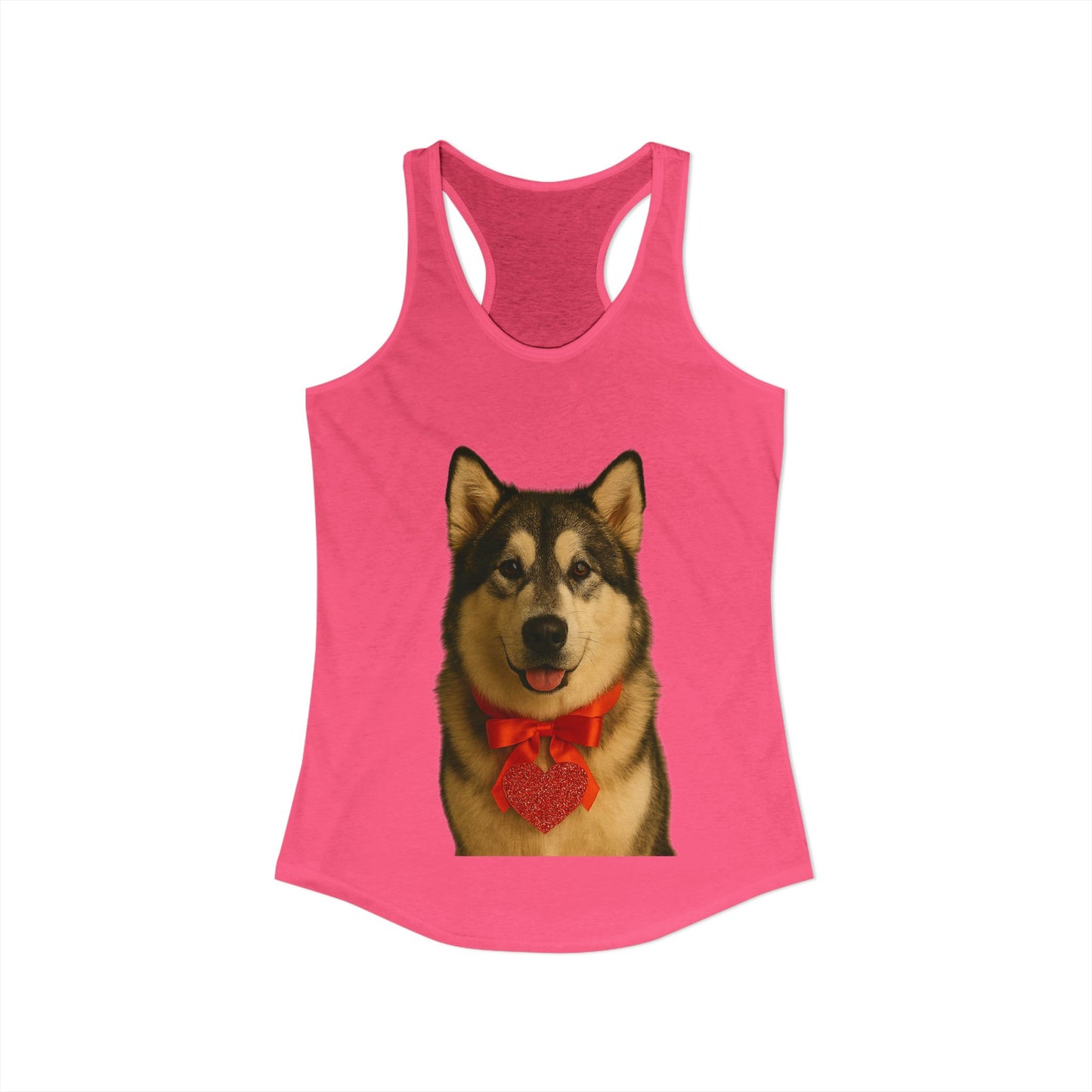 Cupid's Companion Malamute Women's Racerback Tank
