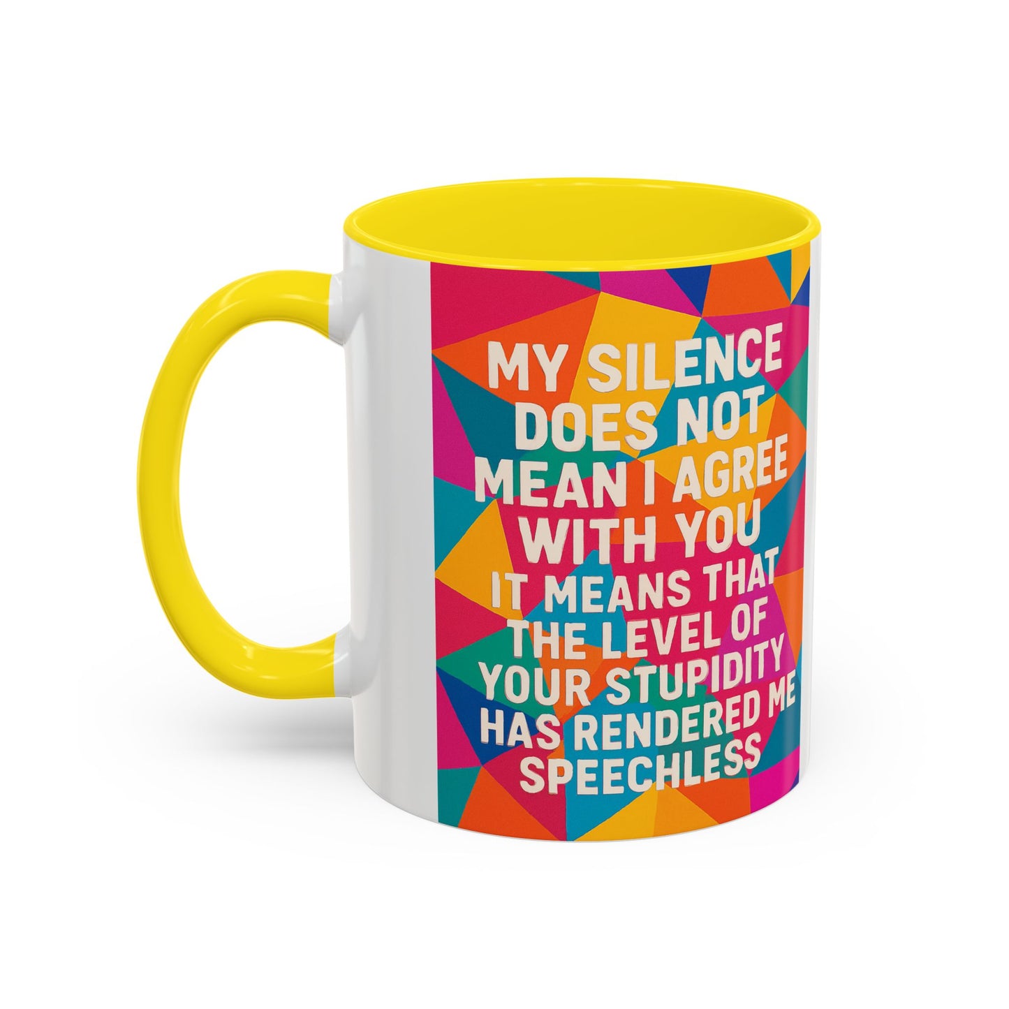 Speechless 2-Tone Coffee Mug