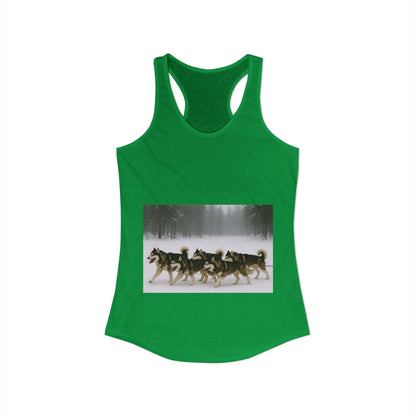 Mush On Women's Racerback Tank