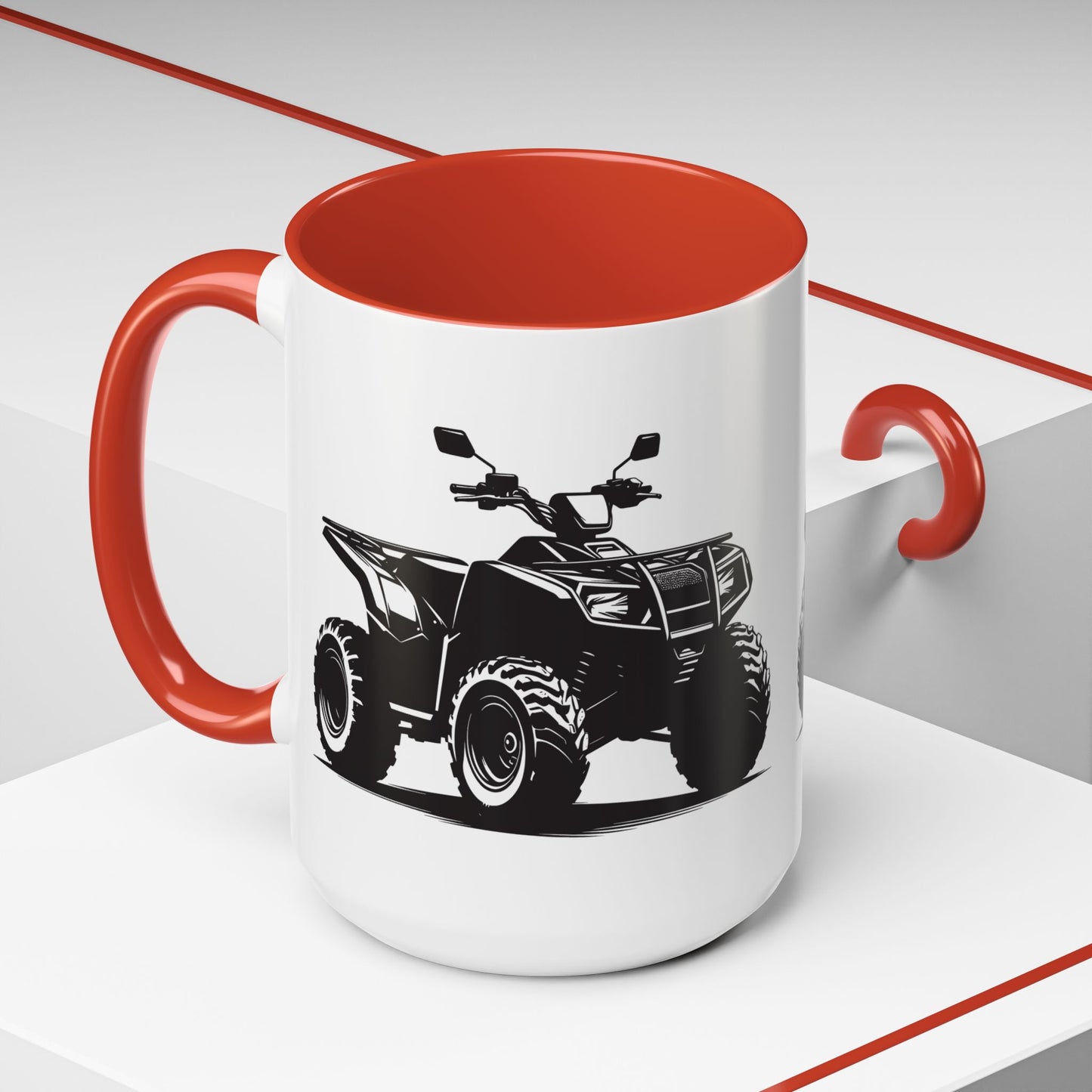 Off The Beaten Path Quad 2-Tone Coffee Mug