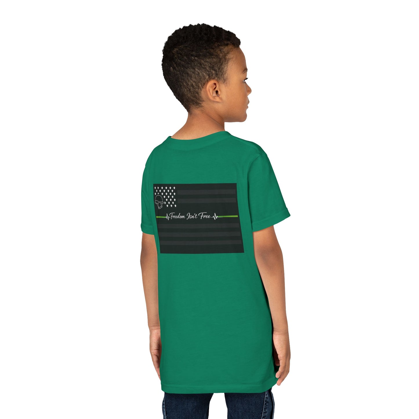 Thin Green Line Youth Unisex Short Sleeve Crewneck Tee
