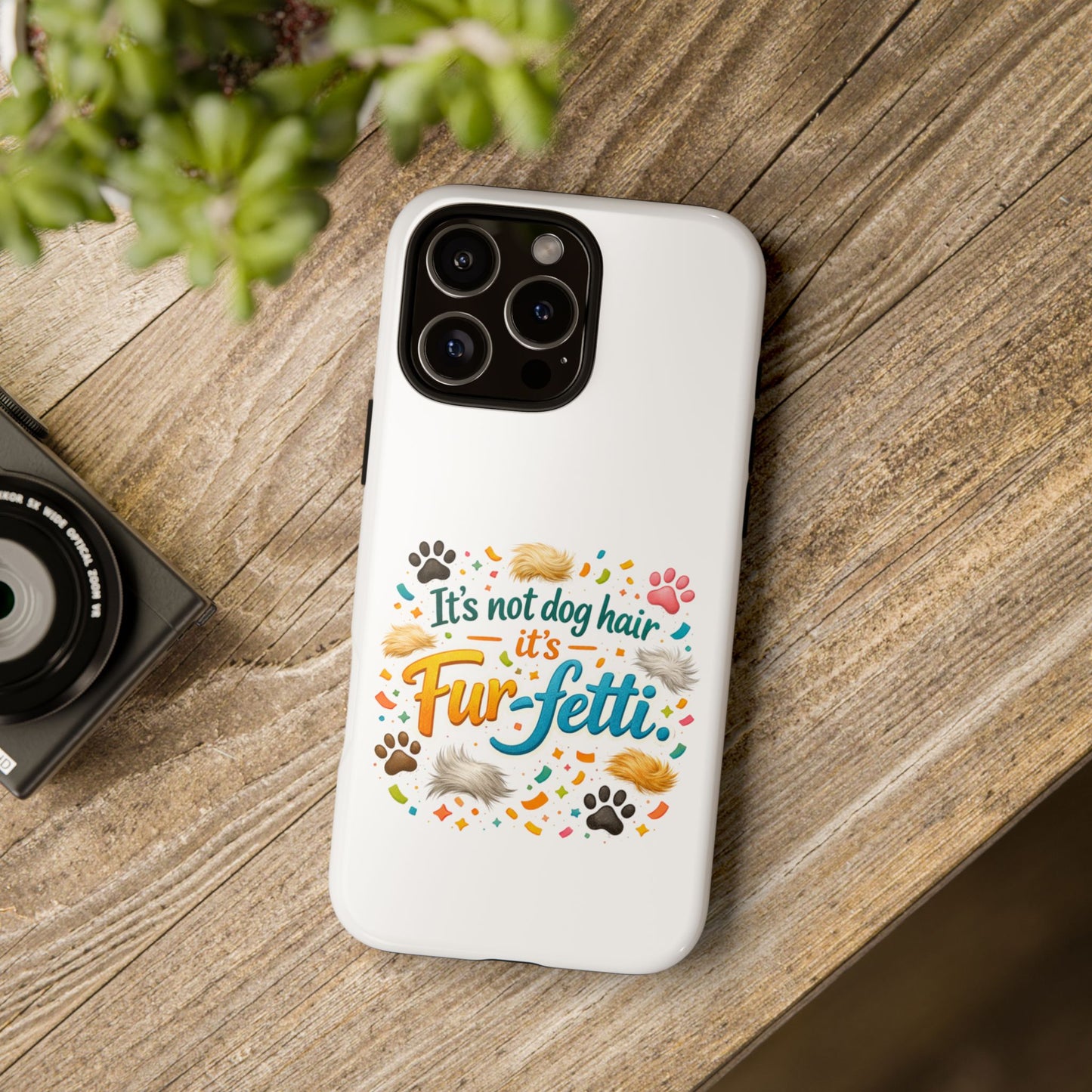 Fur-Fetti Dog iPhone Case
