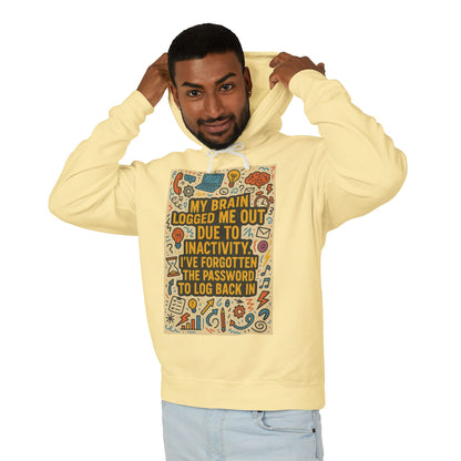 Logged Out Unisex Lightweight Hoodie