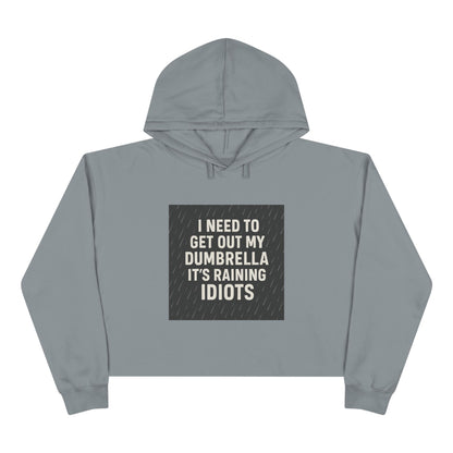 Dumbrella Women's Crop Hoodie