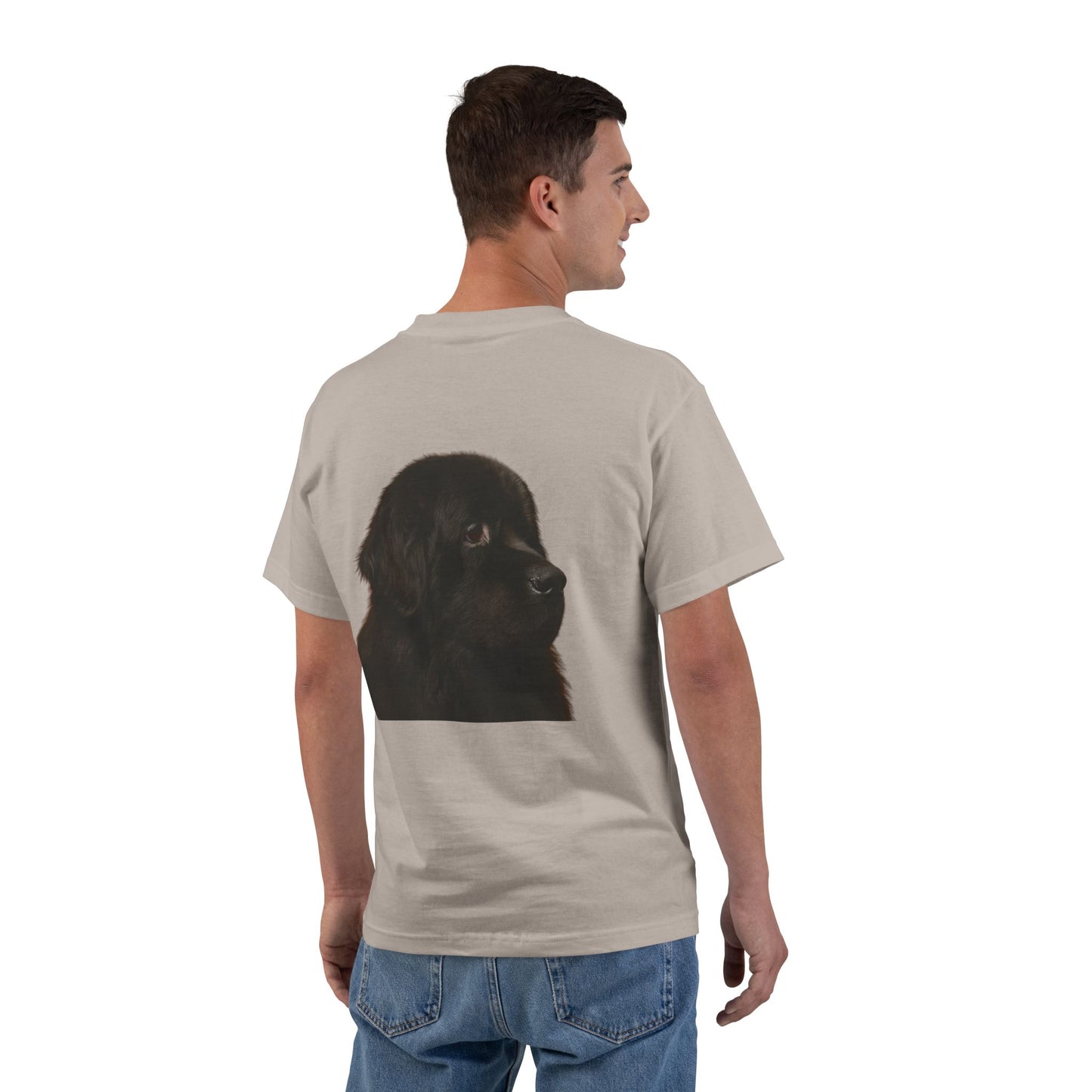 Newfie Head Men's Short-Sleeve Crewneck Tee