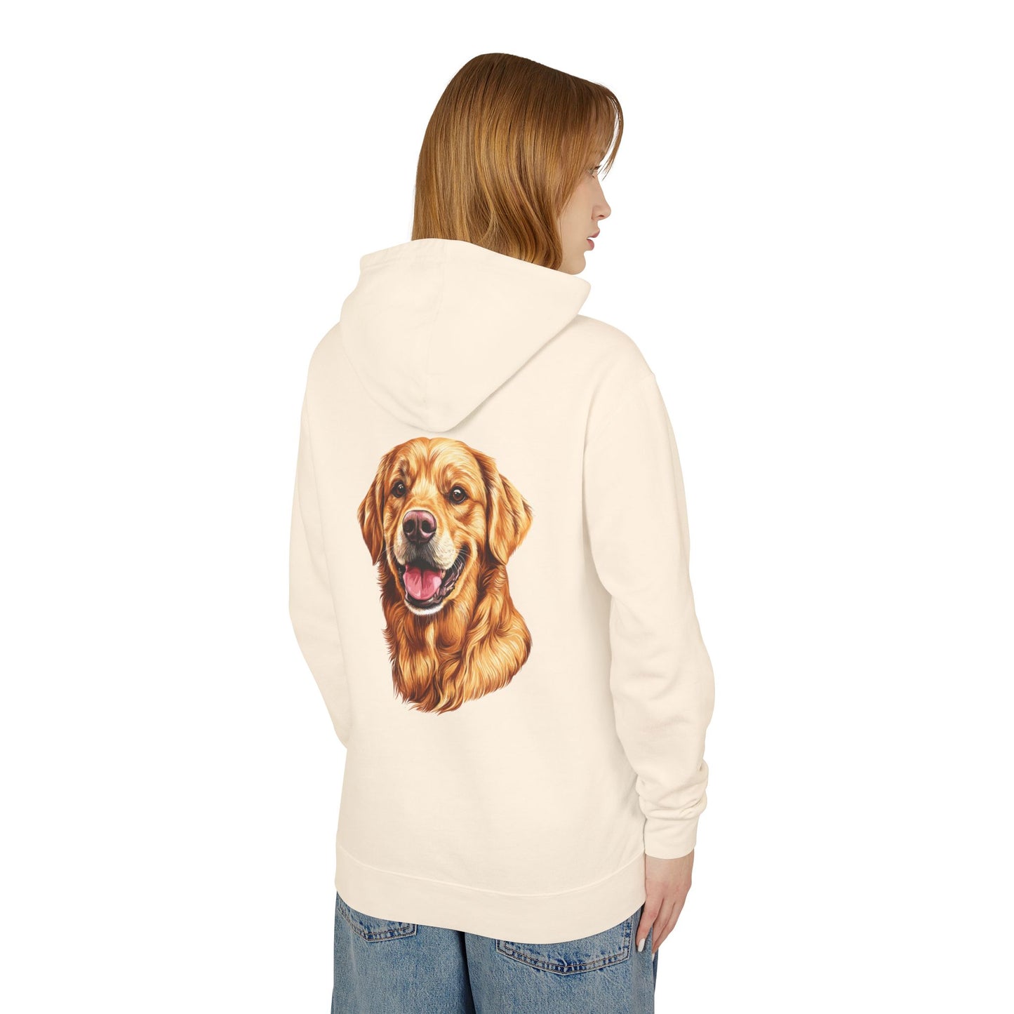 Golden Head Unisex Lightweight Hoodie