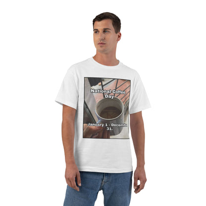 National Coffee Day Men's Short-Sleeve Crewneck Tee
