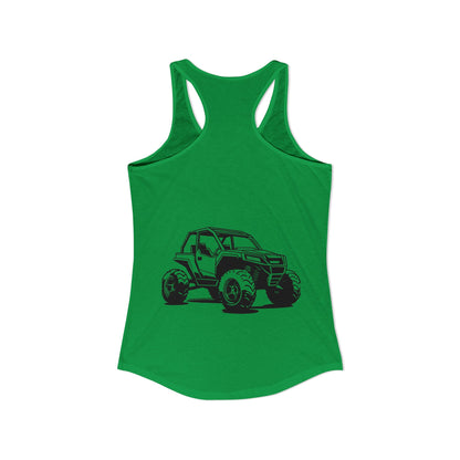 Off The Beaten Path Side By Side Women's Racerback Tank
