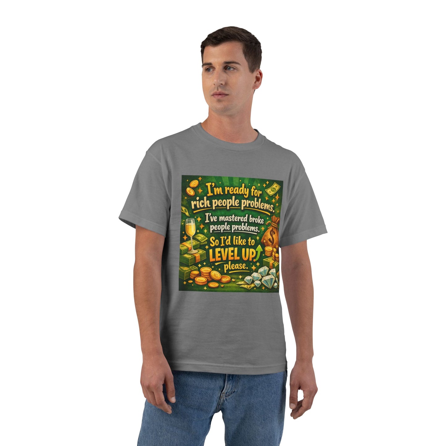 Level Up Men's Short-Sleeve Crewneck Tee