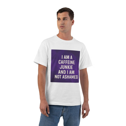 Caffeine Junkie Men's Short-Sleeve Crewneck Tee